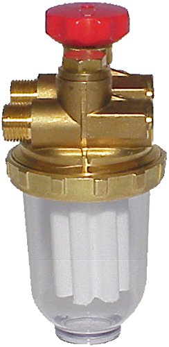 Afriso Heizölfilter 3/8", Zweistrangfilter mit Sinterkunststoffeinsatz für PKW, LLKW