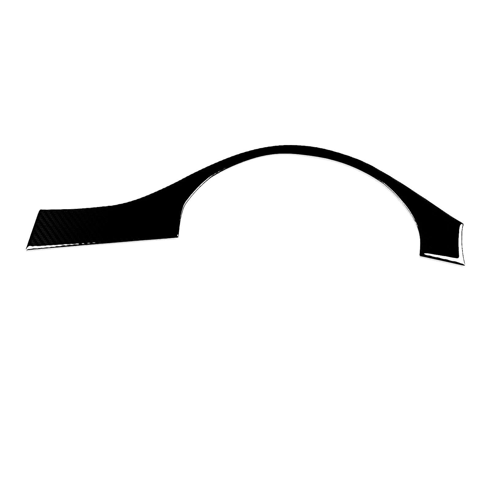 Auto Parts for 3 Series E90 2005-2012 Modified Carbon Fiber Instrument Bezel Piano Black Decorative Sticker CRRYUQWWM(Piano Black-LHD)