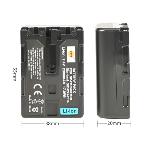 Batería NP-FM50 DSTE para grabar viajes largos con Sony CCD-TRV108 4