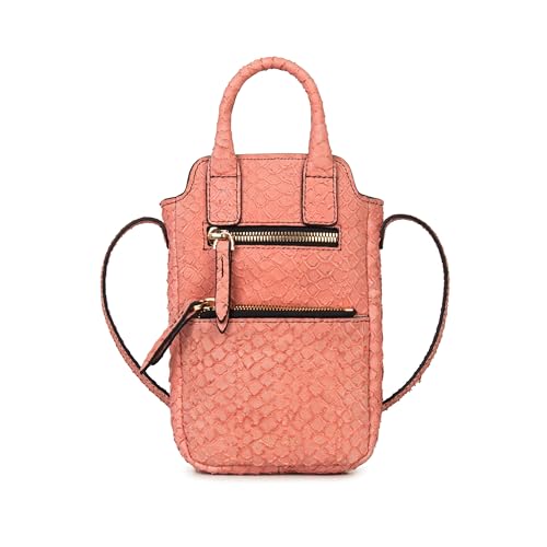 Sac en cuir Kate Lee Velya rose : pochette de téléphone élégante pour femme