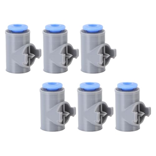 Spacnana 6PCS 3D Printer Tube Connector, PETG Material, Improved and Alignment, Replacement for A1 Mini 3D Printing