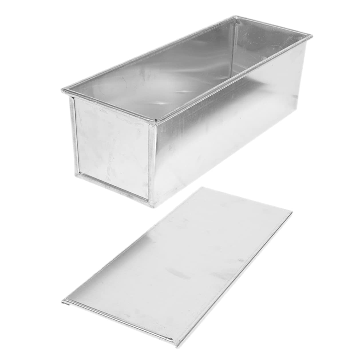 Ipetboom Stampo per Pane in Lega di Alluminio con Coperchio Antiaderente, Teglia per Pane Toast con Elevata Conduzione di Calore, Capacità Grande per Cucina e Feste