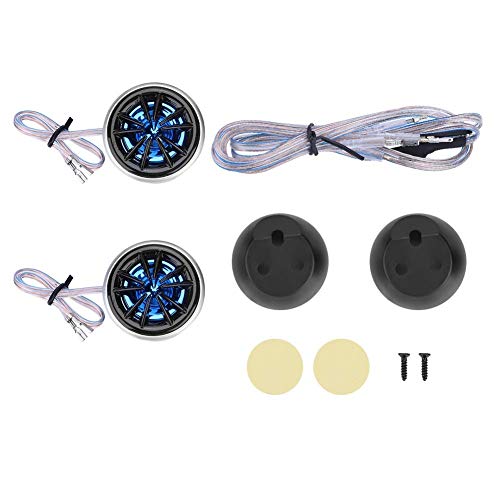 Aramox 1 Pair Car Tweeter Speaker,91dB Super Dome Tweeters Speakers Music Player Audio Super Power Loud Dome Tweeter 130W