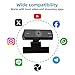 Xweiryn Webcam for PC, HD 1080P USB Plug-and-Play Computer Web Camera, High Definition Webcam for Desktop Laptop, Ideal for Online Class, Video Conference, Live Streaming & Gaming