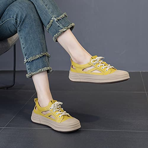 Sandals for Women Genuine Leather Skeleton Sneakers Casual Hiking Athletic Sandals Dressy Chunky Sandals For Summer4