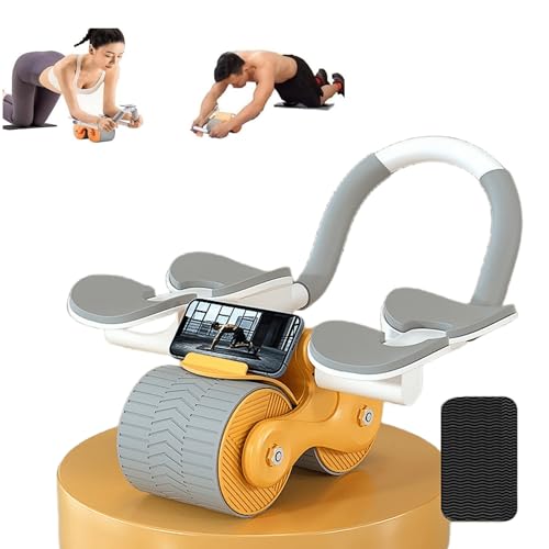 Ab Roller Auto Recoil Abdominal Roller - Rodillo...
