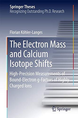 Buy The Electron Mass and Calcium Isotope Shifts — BookShops.in