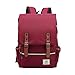 Produktbild Fett Mashroom Jugend Rucksack Persönlichkeit Casual Canvas Bagpack Unisex große Kapazität Tablet Tasche Student Tasche literarischen Trend Rucksack, Wein, L