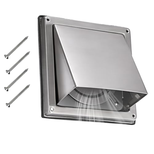 Grille d'aération de sécheuse pour mur extérieur de buanderie moderne - 2