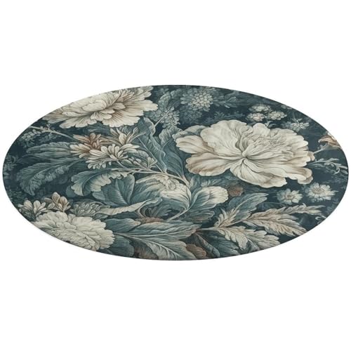 Alfombra pequeña lavable de flores ideal para el suelo del dormitorio 2