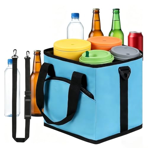 Sac isotherme pour bouteilles idéal en pique-nique, camping et repas au bureau