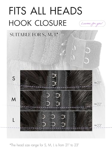 Image of LUVME HAIR All-Day Comfort Wig Real Glueless 7x6 HD Lace 200% Density Hair Loose Body Wave PartingMax Lace Wigs Lace Front Wigs Human Hair Pre Cut Plucked Lace Frontal Glueless 26 Inches Natural Black