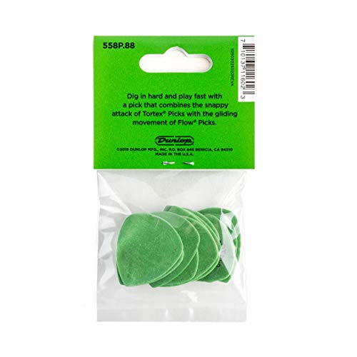 Dunlop 558P088 Médiators Tortex Flow Standard 0,88mm sachet de 12 - Les Beatles, Paul McCartney, John Lennon, RIngo Starr, George Harrison Dunlop 558P088 Médiators Tortex Flow Standard 0,88mm sachet de 12 – Image 6