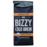 Bizzy Organic Cold Brew Coffee | Breakfast Blend | Coarse Ground Coffee | Micro Sifted | Specialty G