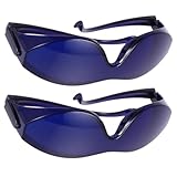 Housoutil Gafas Protectoras para Depilación Láser Ipl Color Azul 2 Unidades Diseño Ligero y Práctico Parche Ocular Protección para Tratamientos Cosméticos y Luz Pulsada Intensa