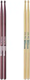 Kit de baquetas 7A Roxinho e 7A Tennessee Hickory