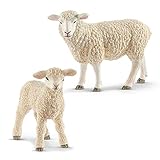  Farm World Schleich 13882 Schaf + 13883 Lamm