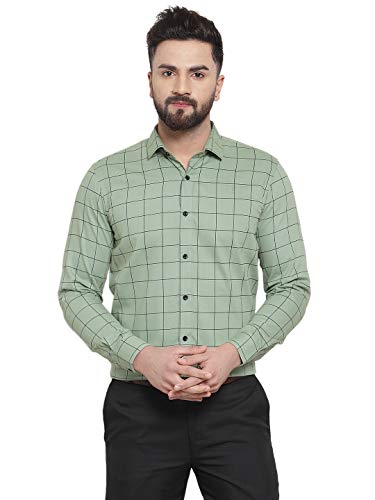 Image of JAINISH Men's Checked Formal Shirts.