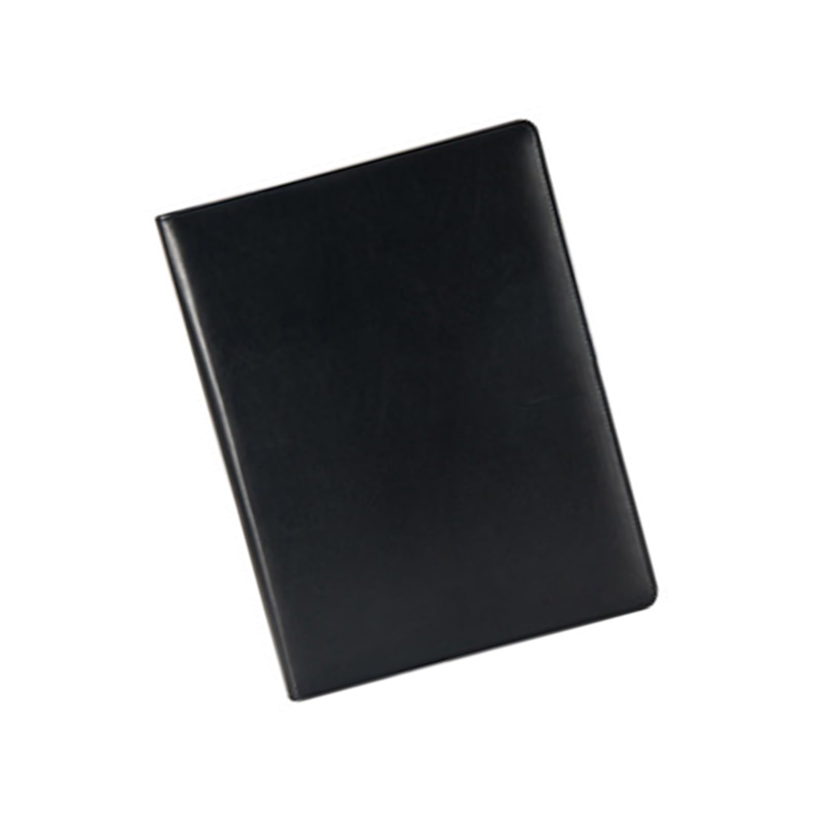 HDOYTXXM Conference Folder with Clipboard Letter Size Document Case 4 Rings Binder Folder File Organizers with Clipboard Leather Binder