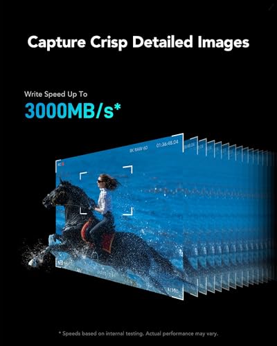 Lexar Professional CFexpress 4.0 Typ B 512GB Speicherkarte, bis zu 3600MB/s Lesen, 3000MB/s Schreiben, für 8K Raw Video, für DSLR, Rückwärts Kompatibel mit XQD Kamera