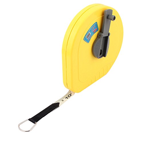 Cinta métrica retractil Aexit 20M forma corazón plástico amarillo miniatura 1