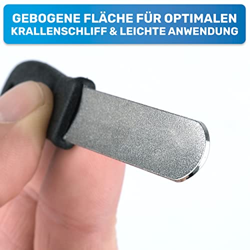 BluePet Krallenfeile für Hunde und Katzen, Nagelfeile Hundekrallen, Krallenpflege Hund, Katze & Kleintiere, Nägel feilen, Ergänzung zu Krallenschere & Krallenschleifer (1x fein)