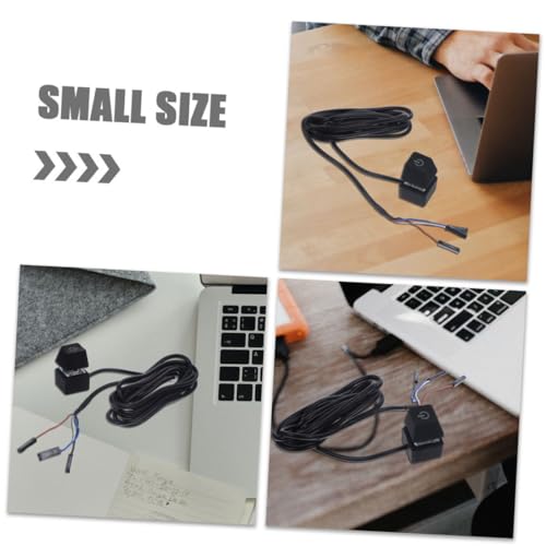 Accesorios de PC y botón de encendido para PC de escritorio con cable de extensión placa base 5
