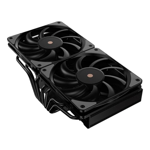 Morain Quiet Operate JF13K Top-Down CPU Air Cooling 7 Heat Pipes 2x 120mm Hydraulic Bearings Fan Radiator For Gaming PC Computer Case Fan With Heatpipe Technology