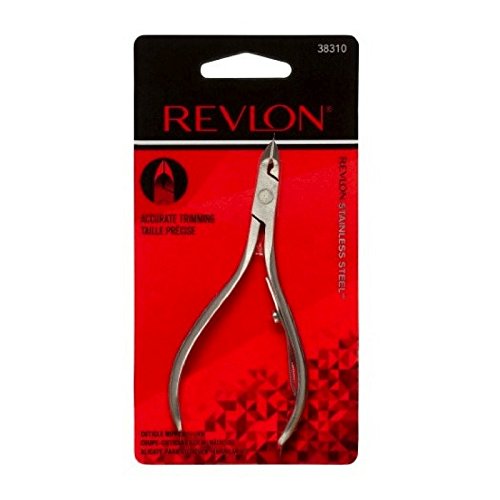 Revlon HalfJaw Cuticle Nippers 1 Ea (Pack of 8