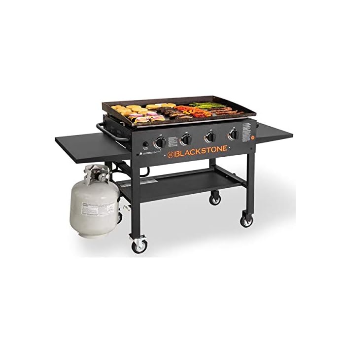 Buy Blackstone 4Burner 36" Griddle Cooking Station with Side Shelves