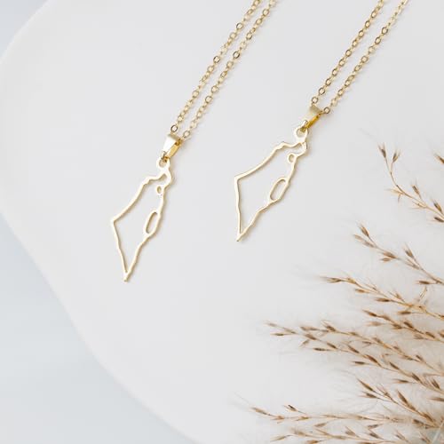 SURI Star of David Necklace for Women | Israel Necklace | Mezuzah Necklace with Magen David Pendant | Available in 14K Gold-Filled or Silver Stainless Steel | Jewish Jewelry, Includes a Gift Box4