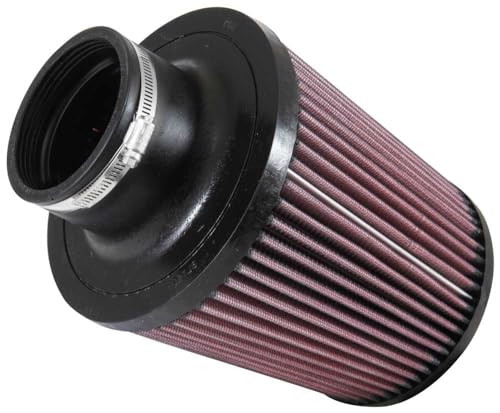 Image of K&N High-Flow Original Lifetime Universal Clamp-On Air Filter: High Performance, Premium, Washable: Flange Diameter: 2.75 In, Filter Height: 6.5 In, Flange Length: 2 In, Shape: Round Tapered, RU-4870