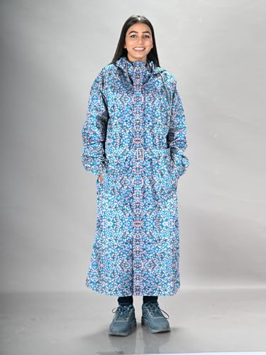 Image of LUX VENUS Printed Over coat Rainwear for Women