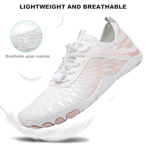 Hike Barefoot Shoes for Women Men 2025Newly Pro Water Shoes Wide Toe Box Grounded Comfort Footwear Breathable Zero Drop Footwear for Beach Pool Aqua Swim Surf Hiking Walking2