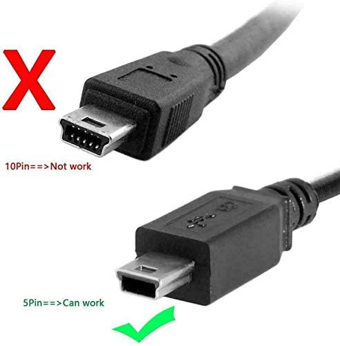innov8 Mini 5Pin USB B Type Male to Mini 5Pin USB Female M/F Extension Charing & Data Sync Cable (5Pin Wires inside) - 1.5m