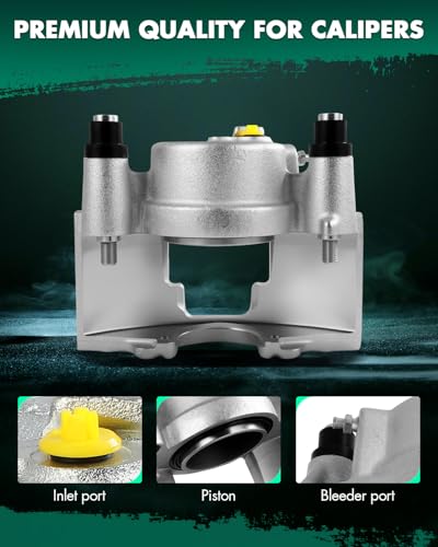 Image of SCITOO Front Left Brake Caliper Without Bracket 184298 Compatible For Chevrolet For C1500 Suburban 1995-1999,For C2500 1995-2000,For C2500 Suburban 1995-1999,For C3500 1995-1997 1999-2000