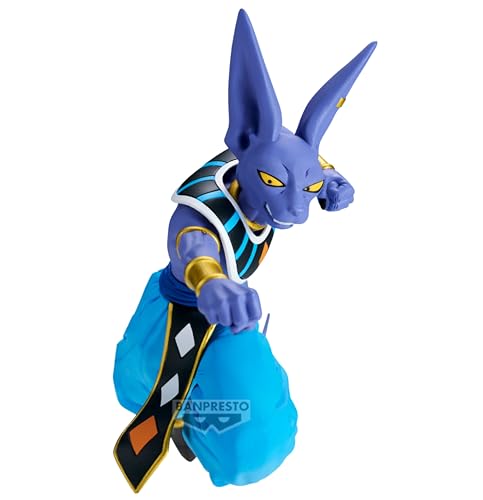 Banpresto Figura de Accion Beerus (Vs Goku Super Saiyan God) Dragon Ball Super - Match Makers 15 cm - Multicolor BP29201P - Figura Coleccionable - Óptimo para los fanaticos del Anime