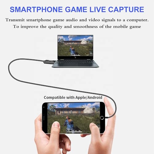 Image of FORIDA 4K HDMI Video Capture Card, HDMI to USB 2.0 Capture Card, 1080P@30FPS Video & Audio Capture Adapter for Live Streaming, Gaming, Video Recording, DSLR Camera, Camcorder, PS5, PS4, Xbox, Switch
