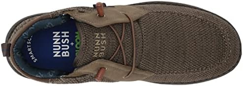 Nunn Bush Men's BREWSKI Knit 2.0 Moccasin Toe Chukka Athletic Inspired Boot Ankle, Olive Multi, 8.5 Wide | Image 4