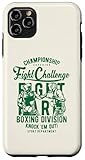 Boxeo, MMA, Lucha, Deportes, Estilo Retro, diseño Vintage Carcasa para iPhone 11 Pro MAX