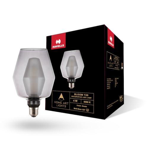 HAVELLS Decorative Bulb -BLOOM T20 SMOKE 4W 6500K E27 LAMP For Rs. 586 @ 73 % HAVELLS Decorative Bulb -BLOOM T20 SMOKE 4W 6500K E27 LAMP For Rs. 586 @ 73 %