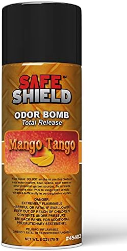 Generic Mango Tango Odor Bombs for Car Interiors - Automotive Odor Bomb with Exotic Mango Fragrance - Eliminates Unwanted Odors and Deodorizes - 6 Ounce Can, Pack of 3