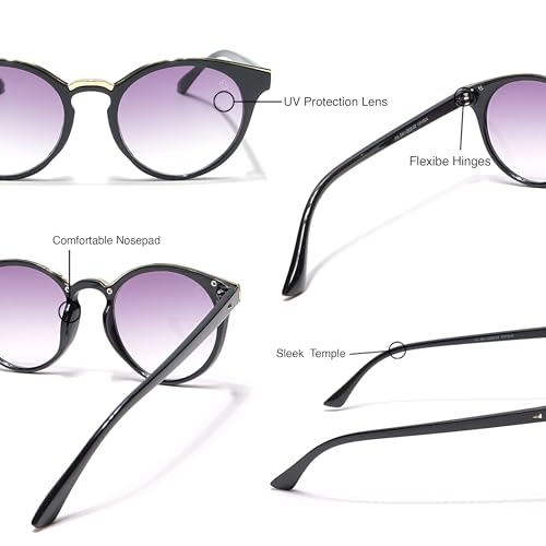 Image of EYEJACK by Voyage UV Protected Cateye Sunglasses for Women