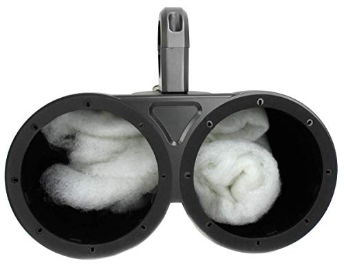 Image of KICKER Pair KMTED Marine Wakeboard Tower Enclosures for Dual 6 inch or 6.5 inch Speakers