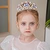 Tiara Cristal Couronne Strass Pour Enfant Couronne Diadème Princesse Fille Bandeau Adult Cheveux Accessoires Vintage Cadeau pour Concours Parties Festival fête Cosplay Halloween Noel #3