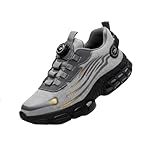 Marno Scarpe Antinfortunistiche S3, Calzature Sicurezza Puntale Acciaio, Impermeabili e Leggere, per Cantiere, Magazzino, Officina (Grigio, Adulto, 44, Numero, Sistema Taglie Calzature EU, Media)