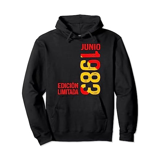 Junio 1983 40 Años Cumpleaños Hombre Regalo Sudadera con Capucha