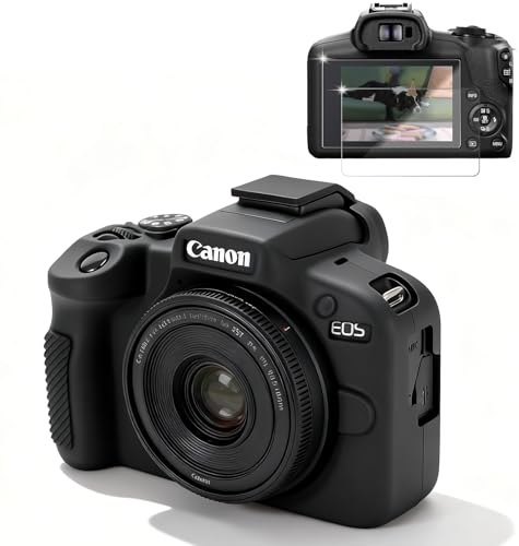 Funda Silicona para Cámara Canon EOS R100 Negra