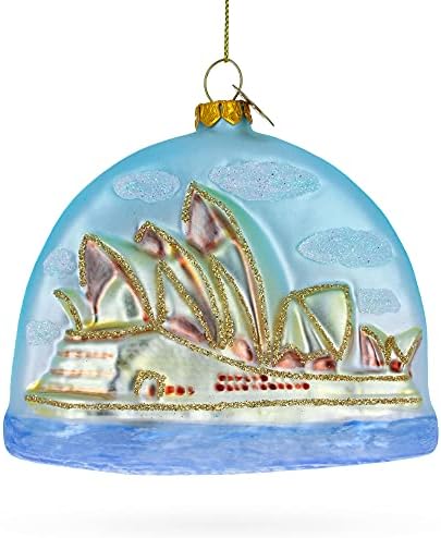 Sydney Opera House Blown Glass Christmas Ornament - Image 5