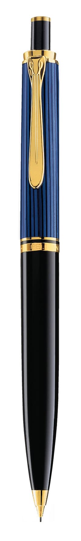 Pelikan Bleistift Souverän 400, Schwarz-Blau, hochwertiger Druckbleistift im Geschenk-Etui, 997171